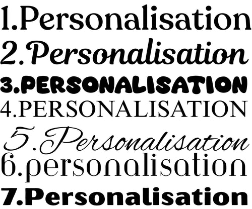 Black Back To School Set - personalisation included