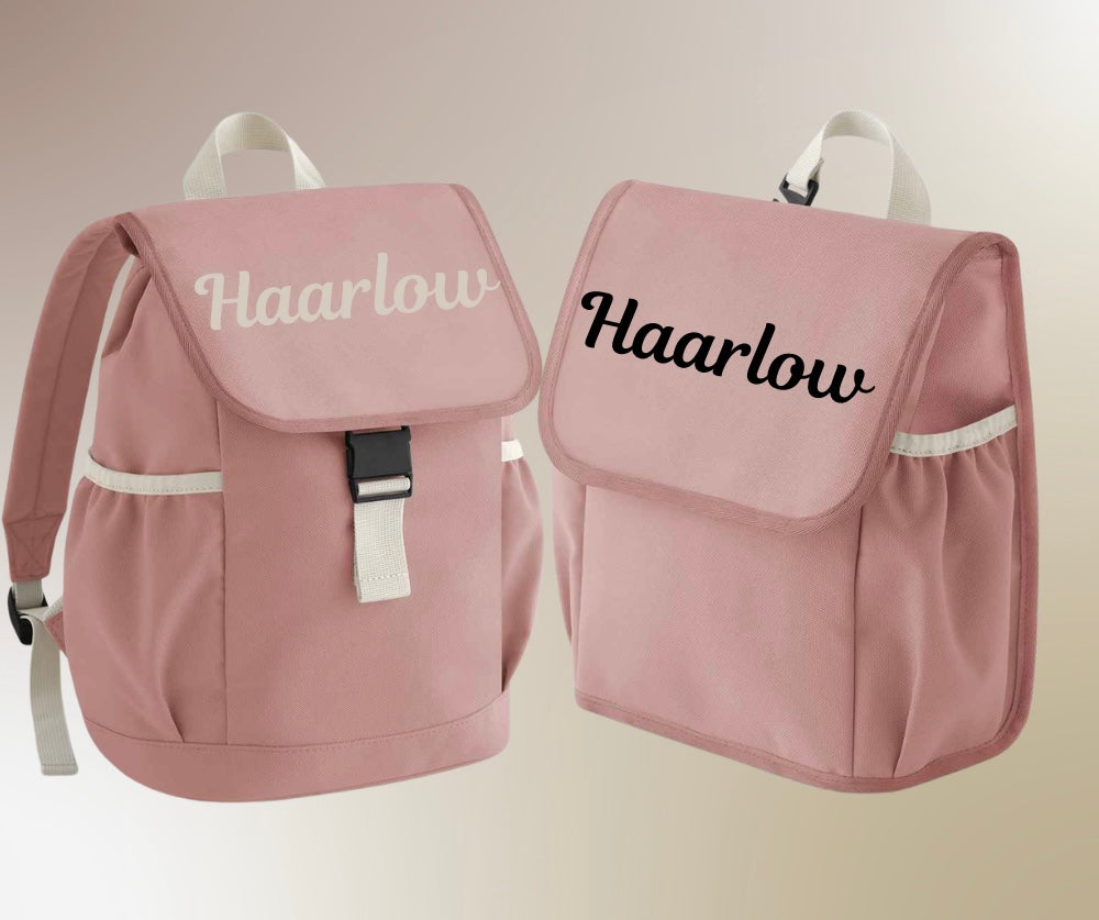 Pink Backpack & Lunch Bag Set - personalisation included