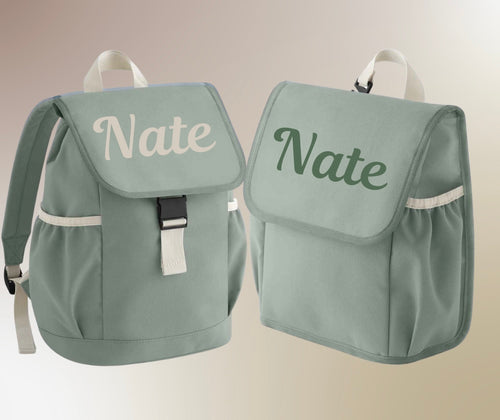 Green Backpack & Lunch Bag Set - personalisation included