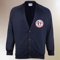 School Logo Embroidered Cardigan - Cyfarthfa Primary
