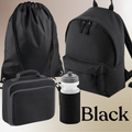 Black Back To School Set - personalisation included