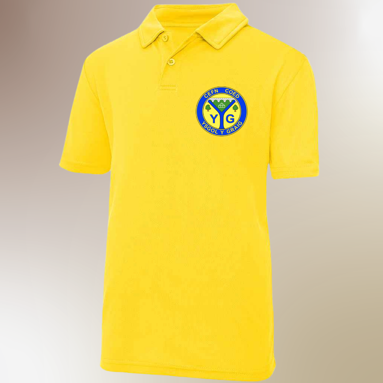 School Logo Embroidered Polo Shirt