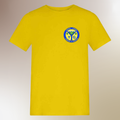 School Logo Printed T-shirt Yellow