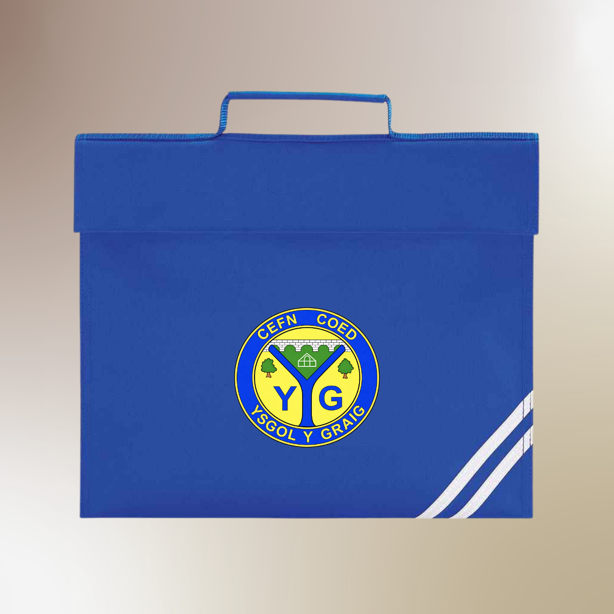 School Logo Printed Book Bag