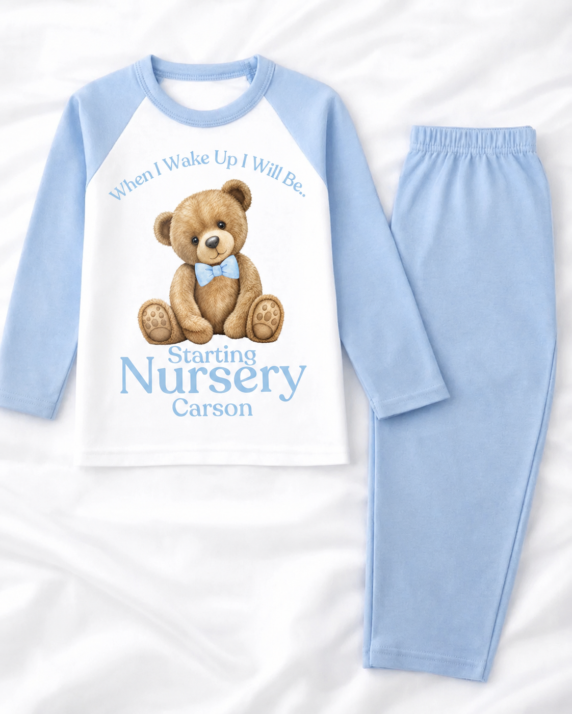 School Pyjamas - Bear design
