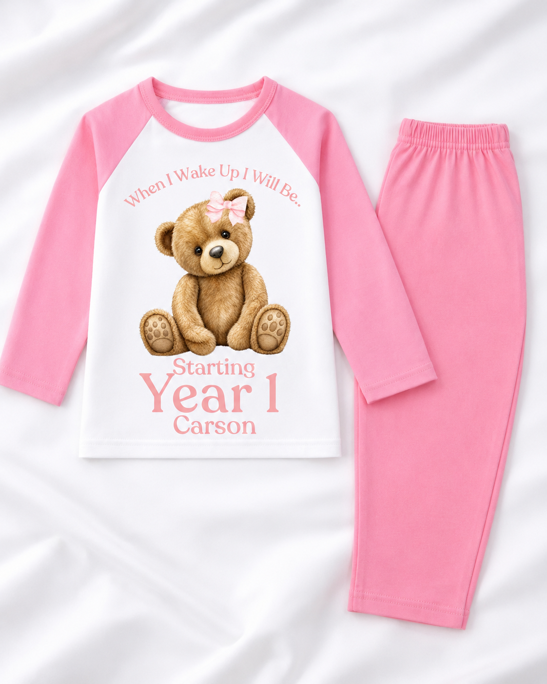 School Pyjamas - Bear design